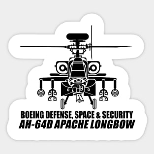 AH64D apache longbow Sticker